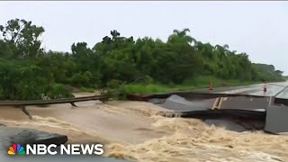 Deadly flooding in Brazil leaves 10 dead [upl. by Namyh14]