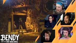 Gamers Reactions to Sammy Lawrence  Bendy and The Ink Machine  Chapter 5 [upl. by Nels366]