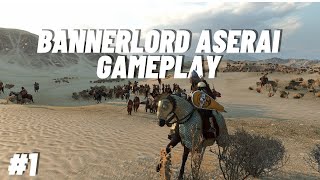 RADAN BANU HUR  ASERAI  Mount and Blade 2 Bannerlord  REALISTIC DIFICULTY  Part 1 [upl. by Arvonio]