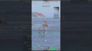 Warships🏴‍☠️  French Light Cruiser engages Japanese Destroyer worldofwarships wows cqc [upl. by Betz]