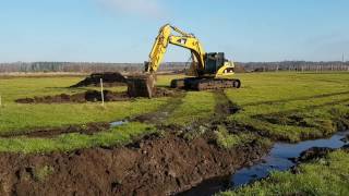 CATKOP Kopanie stawu od podstaw Digging a pond excavator wwwcatkoppl [upl. by Eleazar]