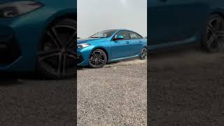 BMW 220d M Sport Slalom Run on Loose Gravel Shorts [upl. by Arola]