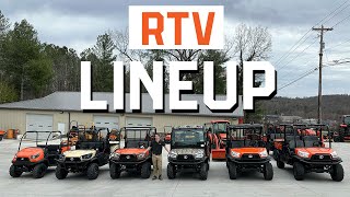 Kubota RTV Lineup [upl. by Aynwad958]