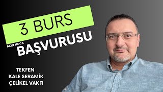 SEÇTİĞİM 3 BURS VEREN KURUM AYLIK 4000₺ BURS BAŞVURUSUNU YAPABİLİRİSİNİZ BURS LİNKİ BIRAKTIM [upl. by Corina]