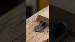 Making a custom Truss Rod access plug out of Bog Oak  Did I over engineer this guitarbuilder [upl. by Lasser]