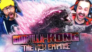 GODZILLA X KONG THE NEW EMPIRE TRAILER REACTION Godzilla Vs Kong 2  Monsterverse [upl. by Lunn]