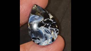 Natural Blue Pietersite Cabochon [upl. by Kristel]