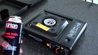 Portable Single Burner Butane Cooking Stove [upl. by Jeremie]