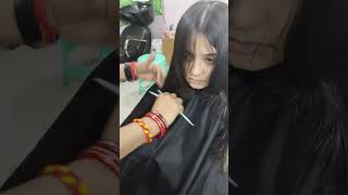 Long hair feather cut tutorial Long hair cutting easiest haircut [upl. by Fakieh]