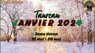 Taureau 3ème décan  janvier 2024 [upl. by Jamel]