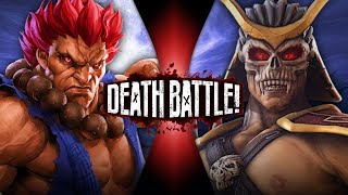 Street Fighter VS Mortal Kombat Shao Kahn VS M Bison  Classic Death Battle SPRITE FIGHT [upl. by Ramad]