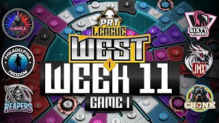 Pro RISK League West Week 11  Game 1 [upl. by Livia]