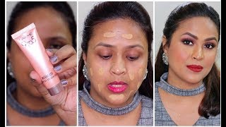 Lakme 9To5 Weightless Mousse Foundation Review Demo Wear Test [upl. by Aronael]