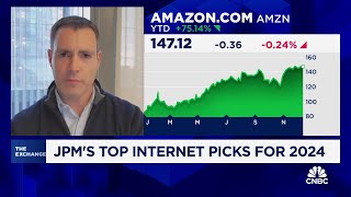 Heres why Amazon is JPMorgans top internet pick for 2024 [upl. by Meletius]