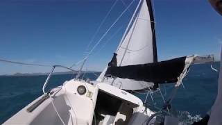 Macgregor 26x sailing Whitsunday Islands in strong gusty winds [upl. by Phedra88]