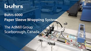 Buhrs 6000  Paper Sleeve Wrapping System  The AdMill Group [upl. by Izy818]