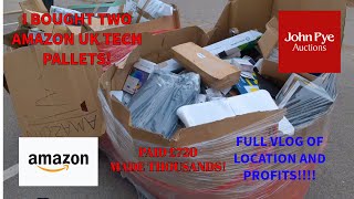 💥I Bought Two UK Amazon Tech Pallets And Made Thousands 💰💰Full VLOG🎥 [upl. by Skelton]