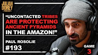 Paul Rosolie Amazons Uncontacted Tribes El Dorado Pyramids amp ManEating Anacondas  193 [upl. by Ayotan]