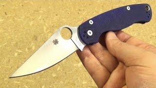 Spyderco Paramilitary 2 Review quotBlurplequot [upl. by Mosra]