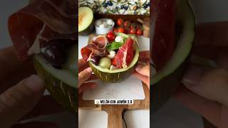 🍈 MELÓN CON JAMÓN 20  recetasfaciles recetas melon jamon [upl. by Far]