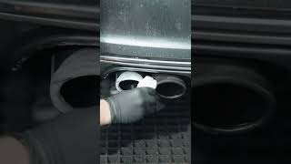 Simple exhaust cleaning during your wash autodetailing cardetailing carcare [upl. by Desiri]