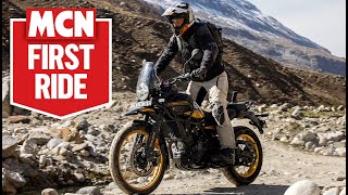 The all new Himalayan 450 marks a new era for Royal Enfield  MCN Review [upl. by Annonyw700]