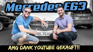 Mercedes Benz W212 E63 AMG  Wenn YouTube Real wird  Abonnent verkauft sein Auto an uns  TEAM DAG [upl. by Enilamme]