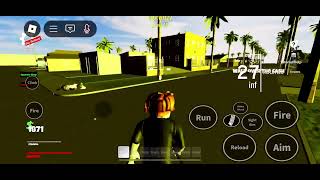 Playing Roblox Street Shootout On Alt Account bit of lag [upl. by Eneryt971]