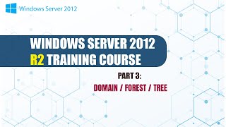 Windows Server 2012 R2 Training Video Part 3 Domain  Forest  Tree [upl. by Karlis343]