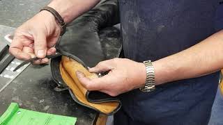 De Niro Leather Horse Riding Boots Zip Repair [upl. by Server]