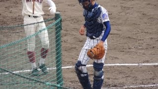 酒田南・三浦颯大1年秋2012東北大会 [upl. by Erodaeht791]