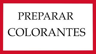 👉 Cómo PREPARAR los COLORANTES para hacer JABÓN CASERO 🧼 [upl. by Elaine]