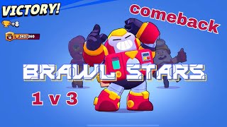 SURGE 1v3 CARRY  BRAWL STARS [upl. by Ruthanne906]