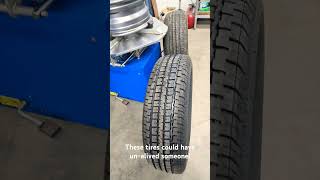 Trailer King morr like Trailer Trash toyhualer rv trailer tires diy repair [upl. by Enimassej]