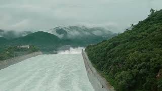 World Top Dangerous Dam Spillways Water Release Due to Flood [upl. by Arbe]