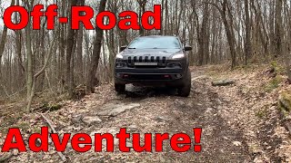 Jeep Cherokee Trailhawk OffRoad Review  Cooper AT3 Tires [upl. by Eckart]