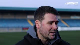 INTERVIEW  David Healy Postmatch vs Glenavon  100224 [upl. by Llerol191]