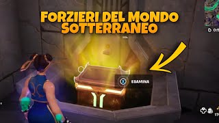 ESAMINA UN FORZIERE DEL MONDO SOTTERRANEO AL CUPO CANCELLO E ALLONTANATI SENZA SUBIRE DANNO FORTNITE [upl. by Ruelle]