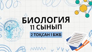 БИОЛОГИЯ 11 СЫНЫП 2 ТОКСАН 1 БЖБ [upl. by Pacian826]