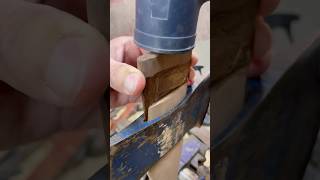 Collins Double Bit Axe Wedge Install  Walnut wedge [upl. by Konikow940]