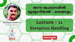 11  Exception Handling [upl. by Rotsen]