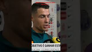 Portugal 5x1 Polônia Cristiano Ronaldo fala sobre aposentadoria e 1000 gols cr7 seleçãoportuguesa [upl. by Enitsahc291]