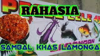 Bongkar resep rahasia sambel khas lamongan yang terkenal di indonesia [upl. by Concettina]