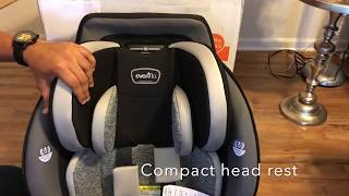 EVENFLO EVERYSTAGE DLX Car Seat  Unboxing [upl. by Einad]