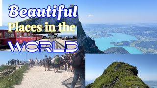 Schafbergbahn Austria Top most beautiful place in the world 4K [upl. by Liane362]