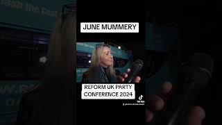 JUNE MUMMERY  REFORM UK PARTY CONFERENCE 2024 [upl. by Sokcin]