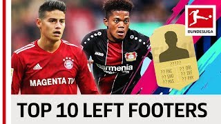 Top 10 Left Footers  EA SPORTS FIFA 19  Bailey James amp Other Left Footers [upl. by Eugnimod771]