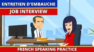 Entretien dEmbauche Francais  Job Interview Dialogue in French [upl. by Myriam676]