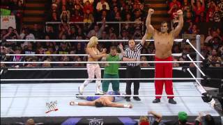 The Great Khali vs Primo and Epico WWE Superstars Jan 25 2013 [upl. by Gustavus]