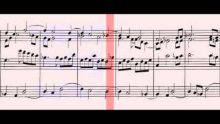 BWV 538  Toccata amp Fugue in D Minor quotDorianquot Scrolling [upl. by Nerrawed]